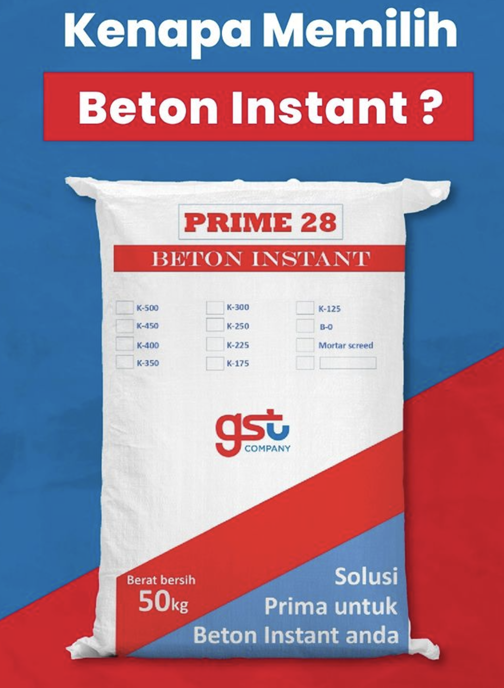 pilih beton instan prime 28